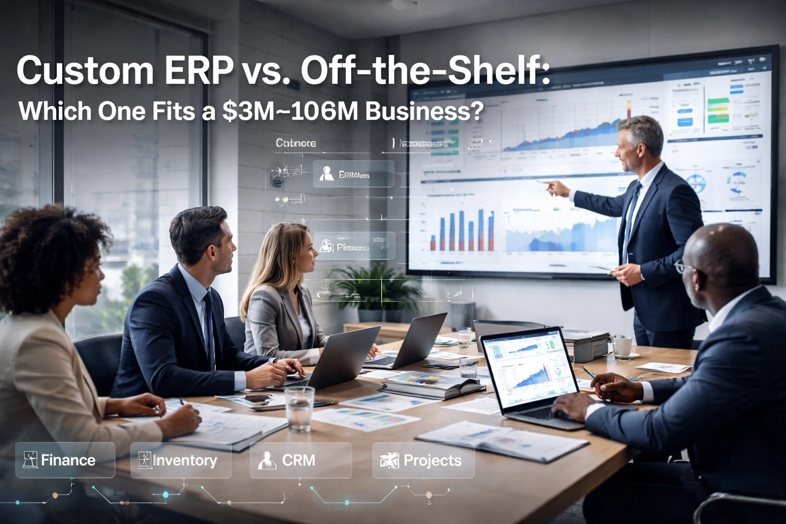 Custom ERP vs. Off-the-Shelf: Which One Fits a $3M–$10M Business?